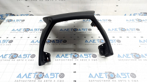 Upper instrument panel trim for Lexus UX 19-26, black leather, with plugs, broken fasteners