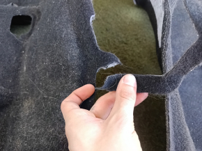 Front floor covering Lexus UX200 19-22 black, tear