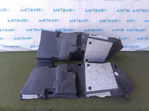 Front floor covering Lexus UX200 19-22 black, tear