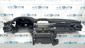 Mazda CX-5 17-25 black dashboard with airbags and deflectors