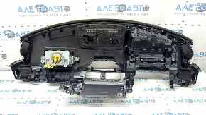 Mazda CX-5 17-25 black dashboard with airbags and deflectors