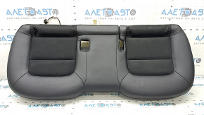 Rear seat cushion, 2nd row, Mazda CX-5 23-25, black leather combined with Alcantara, with gray stitching