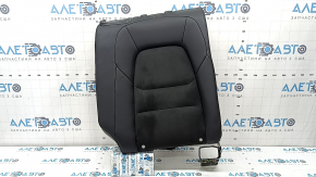 Backrest of the rear row 2 right Mazda CX-5 19-23 black leather combined with Alcantara, without a headrest, dented