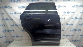 Rear right door assembly Kia Sorento 21-23 HEV, PHEV, blue B4U, under curtain, scratches, dent