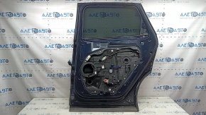 Rear right door assembly Kia Sorento 21-23 HEV, PHEV, blue B4U, under curtain, scratches, dent