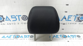 Headrest 2nd row left Mazda CX-5 17-23 black leather, gray stitching