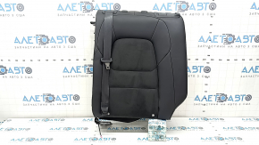 Rear seat backrest, 2nd row, left, Mazda CX-5 17-25, black leather combined with Alcantara, without headrest, with black belt