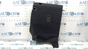 Rear seat backrest, 2nd row, left, Mazda CX-5 17-25, black leather combined with Alcantara, without headrest, with black belt