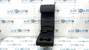 Rear seat backrest, 2nd row, center, Mazda CX-5 18-23, black leather, without headrest, with USB