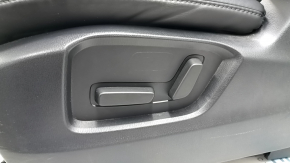 Mazda CX-5 19-23 driver's seat with airbag, electric, black leather combined with Alcantara, gray stitching, heated, needs cleaning, dented, scratches on the lining