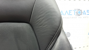 Mazda CX-5 19-23 driver's seat with airbag, electric, black leather combined with Alcantara, gray stitching, heated, needs cleaning, dented, scratches on the lining