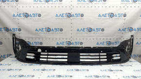 Kia Sorento 21-24 HEV, PHEV front bumper lower grille, gloss black, for radar, fog lights and parking sensors, without brackets and plug, after repair, non-factory hole, scratches, cracked