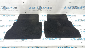 Set of fabric floor mats for Mazda CX-5 17-25 black, worn lettering, dry cleanable