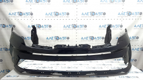 Kia Sorento 21-24 HEV, PHEV, bare front bumper with parking sensors and without Park Assist, blue, scratches, non-factory holes