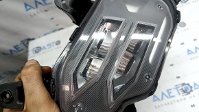 Left fog light for Kia Sorento 21-24 LED type 1, polishable