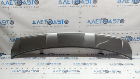 Front bumper center lip Kia Sorento 21-24 HEV, PHEV silver, scratches, chips