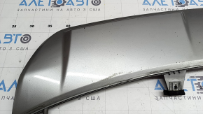 Front bumper center lip Kia Sorento 21-24 HEV, PHEV silver, scratches, chips