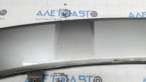 Front bumper center lip Kia Sorento 21-24 HEV, PHEV silver, scratches, chips