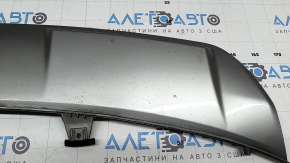 Front bumper center lip Kia Sorento 21-24 HEV, PHEV silver, scratches, chips