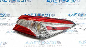 Right outer fender light for Toyota Camry v70 18-24 halogen, light