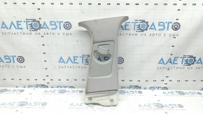 Kia Sorento 21-26 HEV center pillar trim, upper right, gray, dry-cleanable