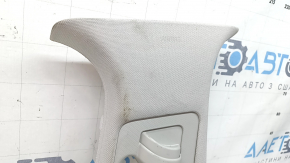 Kia Sorento 21-26 HEV center pillar trim, upper right, gray, dry-cleanable