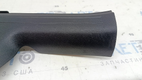 Inner rear left door sill trim for Kia Sorento 21-26 HEV, PHEV, black, scratches