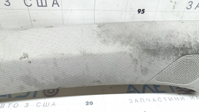 Upper left front pillar trim for Kia Sorento 21-26 HEV, gray, with tweeter, dry-cleanable, scratches