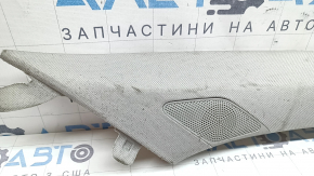 Upper right front pillar trim for Kia Sorento 21-26 HEV, gray, with tweeter, dry-cleanable, scratches