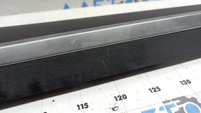 Lower rear left door trim panel for Kia Sorento 21-23 HEV, PHEV structure with chrome molding, cracked fastener, scratches
