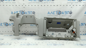 Kia Sorento 21-24 HEV, PHEV front panel trim, lower center, gray, scuffs