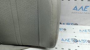 Kia Sorento 21-24 passenger seat back upholstery, gray leather, perforated, heated, ventilated, dry-cleanable