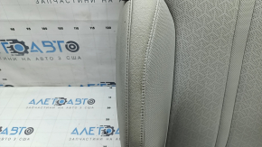 Kia Sorento 21-24 passenger seat back upholstery, gray leather, perforated, heated, ventilated, dry-cleanable
