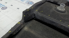 Left underbody protection for Lexus UX 19-26, dented fasteners, tears
