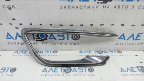 Right front bumper molding for Lincoln MKZ 17-20, chrome, crack, bumps