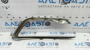 Right front bumper molding for Lincoln MKZ 17-20, chrome, crack, bumps