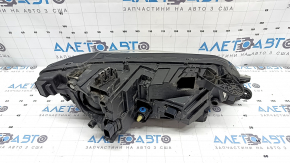 Left front headlight assembly for Lincoln MKZ 2017-2019, level 7, LED type 2, chipped, needs polishing, spider web