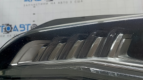 Left front headlight assembly for Lincoln MKZ 2017-2019, level 7, LED type 2, chipped, needs polishing, spider web