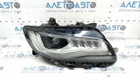 Right front headlight assembly for Lincoln MKZ 2017-2019, level 7, LED, type 2, chips, needs polishing, scratches