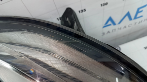 Right front headlight assembly for Lincoln MKZ 2017-2019, level 7, LED, type 2, chips, needs polishing, scratches