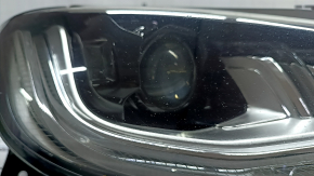 Right front headlight assembly for Lincoln MKZ 2017-2019, level 7, LED, type 2, chips, needs polishing, scratches