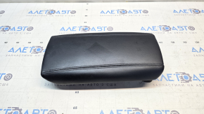 Lincoln MKZ 17-20 center console armrest, black leather, crack in leather