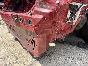 Lexus UX200 UX250h 19-24 rear panel for BSM, on the body, red, dented