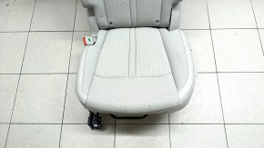 Left 2nd row seat for Kia Sorento 21-24 HEV, PHEV, perforated, gray leather, heated, dry-cleanable