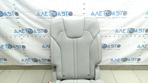 Left 2nd row seat for Kia Sorento 21-24 HEV, PHEV, perforated, gray leather, heated, dry-cleanable
