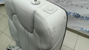 Left 2nd row seat for Kia Sorento 21-24 HEV, PHEV, perforated, gray leather, heated, dry-cleanable