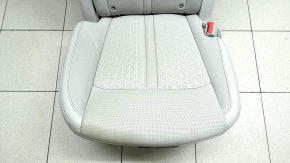 Seat 2 row right Kia Sorento 21-24 HEV, PHEV perforated, gray leather, heated, dry cleanable, creased