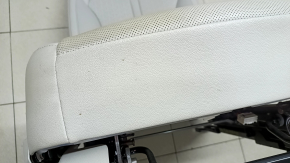 Seat 2 row right Kia Sorento 21-24 HEV, PHEV perforated, gray leather, heated, dry cleanable, creased