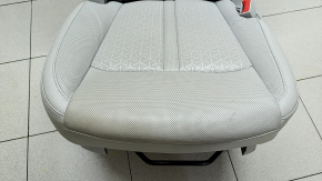 Seat 2 row right Kia Sorento 21-24 HEV, PHEV perforated, gray leather, heated, dry cleanable, creased