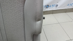 Seat 2 row right Kia Sorento 21-24 HEV, PHEV perforated, gray leather, heated, dry cleanable, creased